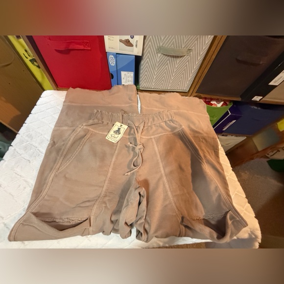 Easel Women's Wide Leg Tan Pants - Picture 7 of 15